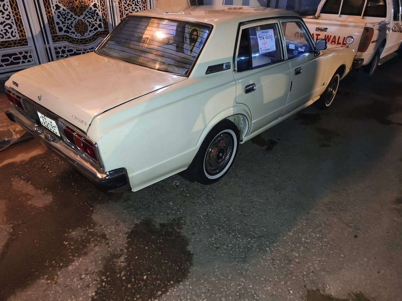 كراون 79 كير مكينه بلادي
حداديه خير من الله 
ترايك وين متريد 
كير 4 نمر
السياره جاهزه ونصبتها بعد احلى من الصور 
مشروع وطني سنويه لل2029 
للاستفسار : *********** 
مكانها ميسان العماره
غير متواجد نت الشراي يتصل
