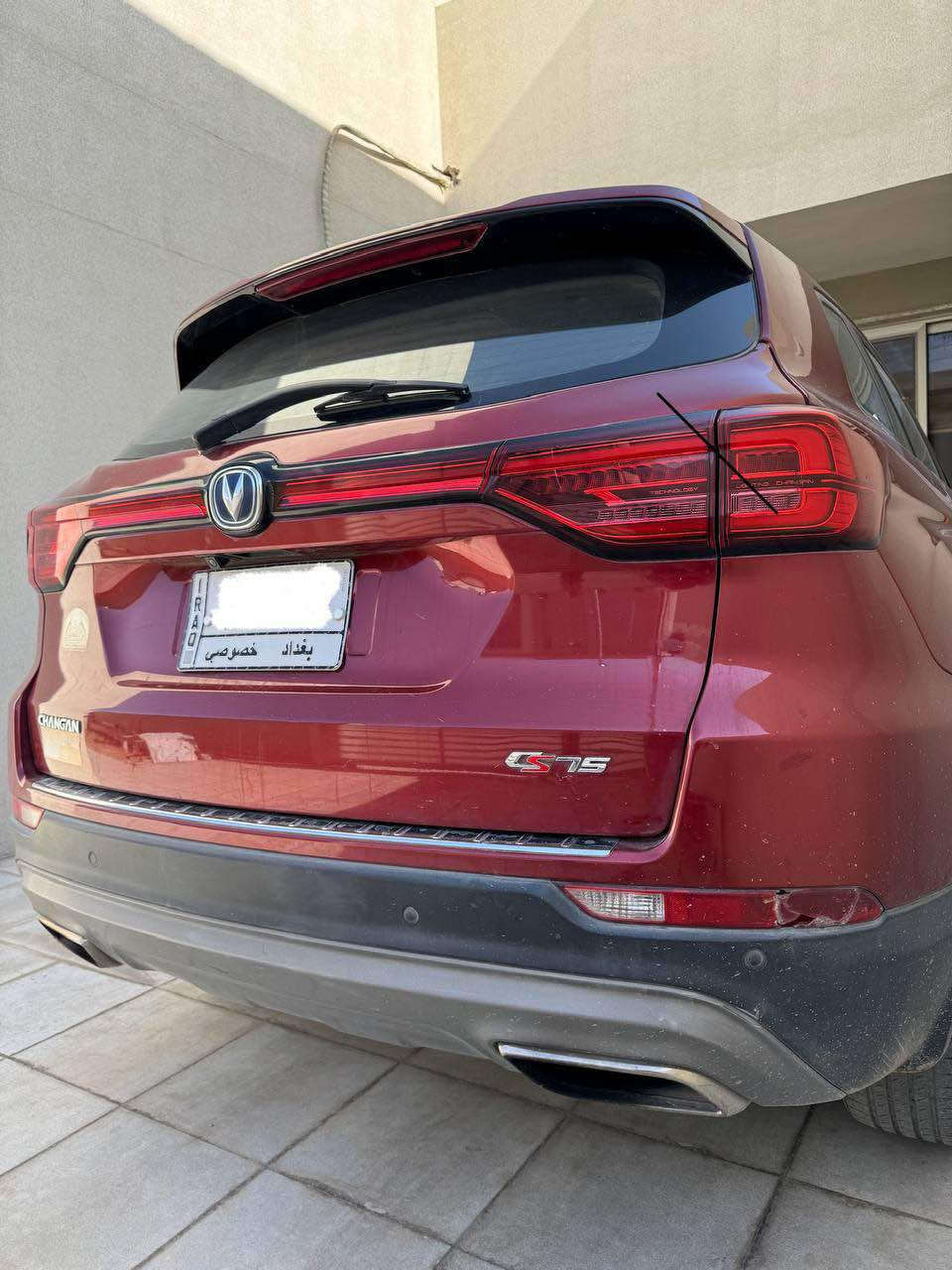 شانجان cs75 موديل 2019 للبيع او مراوس
لون احمر رقم بغداد بأسمي 
مواصفاتها:
1- ريموت عدد 2
2- بانوراما طكتين
3- بصمة تشغيل وبيبان
4- تبريد قطعتين (ثلج/ شركة دينسو الياباني)
5- حجم المحرك 1800 تيربو
6- لايتات والكشافات زينون
7- حساسات امامية+ خلفية
8- مري شفط
9- كشنات جلد (جميعها)
10- اشاير بالمري
11- سايد بريك دكمة + اوتو هولد
12- تهوية بالكشنات الامامية
13- ستيرن حرف D مع تحكمات استيرن
14- منافذ USB + اواكس
15- ترحيب دشبول بالدخول
16- مثبت سرعة
17- مانع انزلاق ABS
18- اربع ثيمات للدشبول حسب الاختيار
19- ويل كب كروم 17
سياره مبدل زوج تاير جديد و باتري وصدر كامل مبدل وكاله السياره حادثها جاملغ عكس السائق و الشاشه الدجتال طافيه 
السعر 110 وبيها مجال 
للتواصل خاص او الاتصال  : ***********
متوفر واتس اب بغداد, العراق
