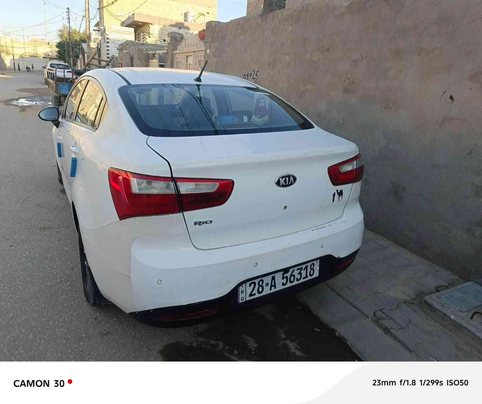 السلام عليكم 
كيا ريو خليجي ٢٠١٤ بأسمي مكفولة عدا بارد بالجاملغ اليمين الامامي . تبريد تدفئة كهربائيات كير مكينة كله مكفول 
المكان  النجف 
الاستفسار : *********** Singapore
