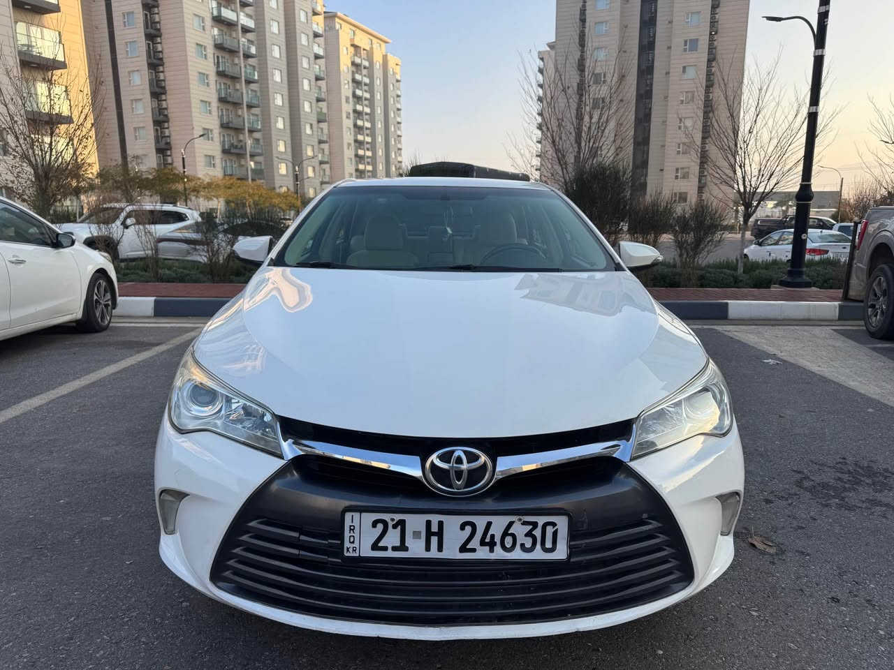 بە ناوی خوای گەورە 
تویۆتا کامری 2016 GL سپی بەفری
دەعامی بۆ دەعامی بێ بۆیاخ
ناو زەرد گێڕ ئۆتۆماتیک سوکان ڤۆلیۆم  و حاسە ئاوێنە ئیشارەت دەسک نیکل تەبریدی مەرکەزی بلاجیکتۆر پێنج ویل کەپ ئیکۆ سەنەوی تازەیە ڕەقەمی باریکە تا وەکو 2029 تازەیە تەقە و ڕەقەی نییە گێڕ و مەکینە بە شەرت بێ عەیب بێ کرانەوە  

شوێن سلێمانی 

*********** السليمانية, العراق
