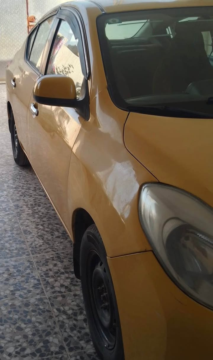 السلام عليكم سيارة نيسان فيرسا موديل 13 أمريكي مكينة مكفوله كير بيه مشكله رقم بغداد السعر 65 بيه مجال ***********  العنوان بغداد جسر ديالى بغداد, العراق
