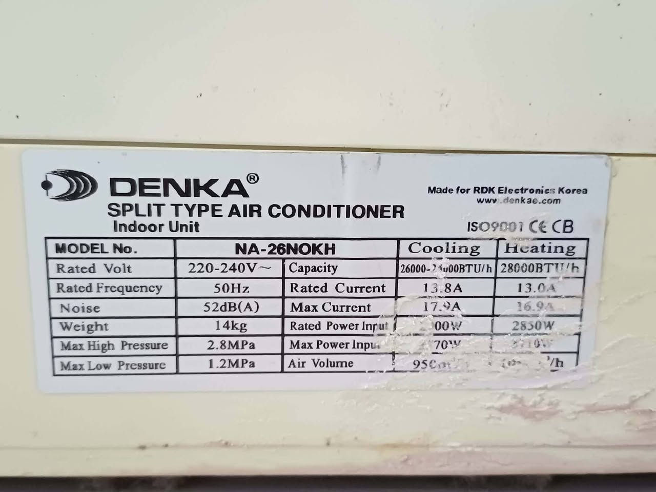 جهاز سبلت شركة دنكا المعرف لايعرف
باب أول اعيد مرة ثانية باب أول 
 DENKA NANO Silver 
الاصادر الاول  👌
ماطور T3  ✅️❄️
الحجم 2,5 طن 
الصنع كوري أصلي باب اول 🇰🇷
 الجهاز شرط الفحص شغال  👍
تجي اشوف بعينك قوة الدفع وتبريد شرط ❄️
السعر 350,000 
للاستفسار خاص #الموصل #الجميع #المتابعين


**إذا كنت صاحب هذا الإعلان وتريد حذفه لأي سبب، رجاءا أرسل رسالة إلى الدعم الفني**