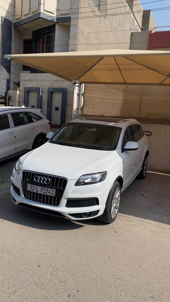 أودي Q7 موديل 2015 جديدة خليجية وكالة أربيل S لاين يعني فول مواصفات 6 سلندر سوبر جارج ماشية 191 الف كيلو والسيارة مكفولة.  ورقم أربيل وبأسمي مكان السيارة بغداد الكرخ *********** /السعر175$ ورقة بغداد, العراق
