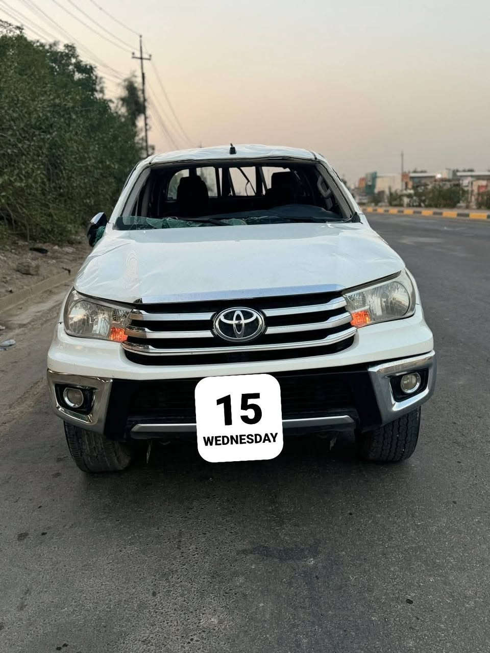 السلام عليكم ورحمه الله
للبيع بيكب هايلوكس 2700 بانزين

📢 السياره جافيه مكلوبة  

حاليأ جاهزة اشتغل ابيع على حادثها

المكينه وكير مكفول بشرت 

مكانها كردستان معارض السيارات 

تبريد ثلج كهربايات كامله تخم تاير

رقم اربيل   باسمي  شرط تحويل 

موديل 2018 بلاد كير اوتو SAS

📍السياره جافيه وابيع على حادثها 

السعر ((( 75$  وبيها مجال بسيط ))) 

للاستفسااراكثر اتصال او وتساب 

____ ***********_____

