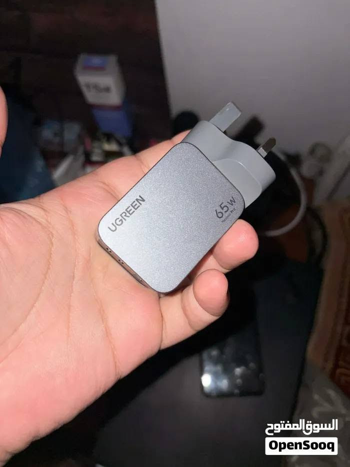 UGREEN Nexode Pro 65W Charger شاحن يوكرين نيكسود برو 65 واط
للبيع شاحن UGREEN Nexode Pro 65W
شاحن عملي وسريع، شبه جديد، ومع الصندوق الأصلي.

يدعم شحن سريع لعدة أجهزة، حجمه صغير وأداؤه ممتاز، مناسب للاستخدام اليومي وللسفر.

السعر: 35 ألف فقط
 شامل التوصيل
للطلب خاص أو واتساب رسائل فقط
***********
