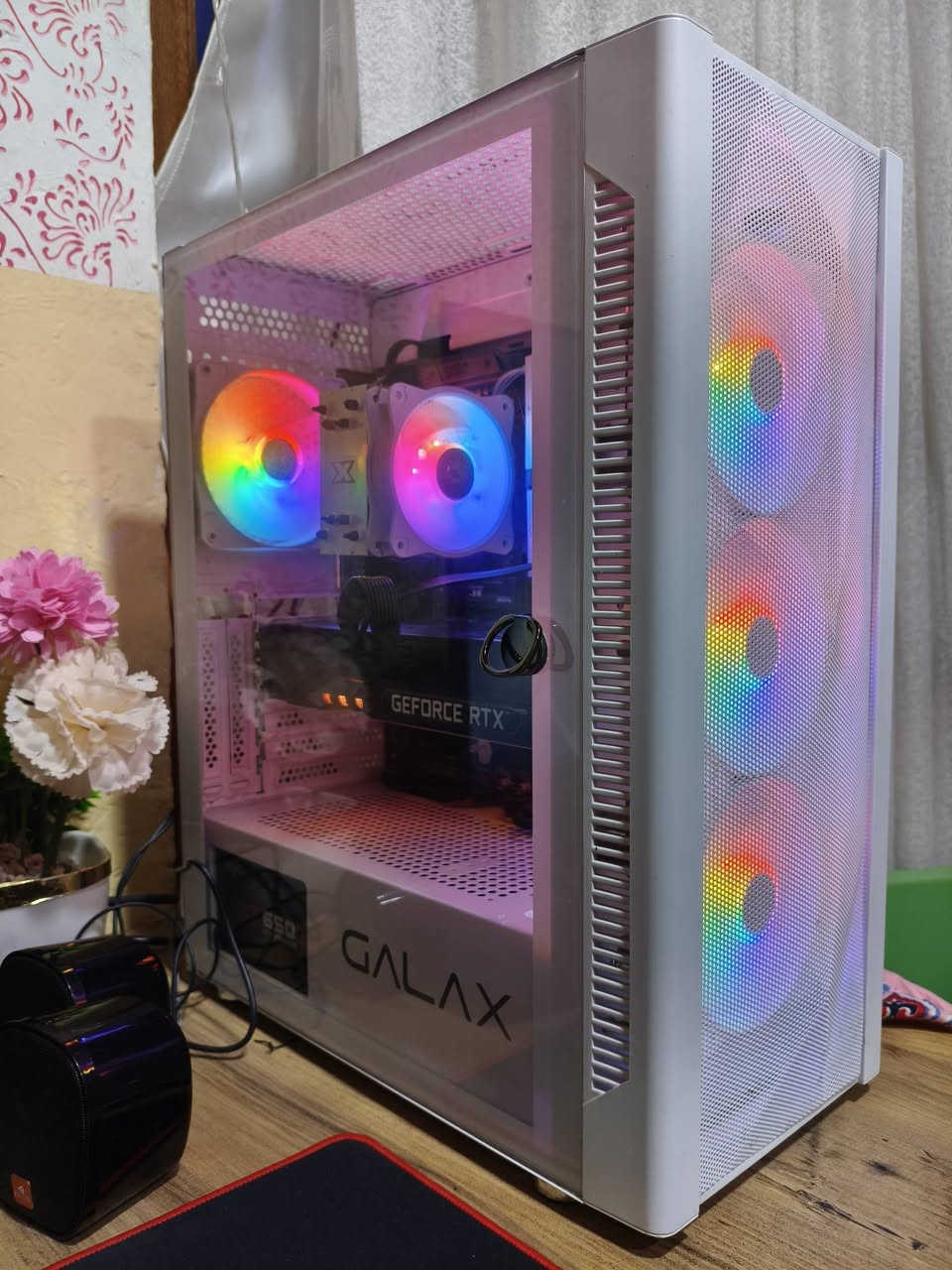 سلام عليكم تجميعه للبيع مواصفات الكيس R5 5600X BOX 
B450 MSI TOMAHOK 
RTX 3070 PALIT Gaming pro 3fan 8gb 
RAM 16 GB 2×8 4000MHZ kingbank
M.2 1TB KingSpec 3300mb/s 
CPU Cooler XIGMATEK  WINDPOWER 964 RGB 
PSU 650 WATT DRKFLASH AIGO BRONZE +80
CASE GALAX REVOLUTION 05 
مواصفات الشاشه 240 هيرتز مقوص حجم 27 شركه سامسونج معها كيبورد و ماوس وسماعات خارجيه دفع سعر ذا عجبني ابيع


**إذا كنت صاحب هذا الإعلان وتريد حذفه لأي سبب، رجاءا أرسل رسالة إلى الدعم الفني**