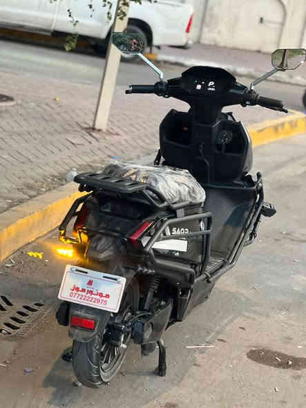 سلام عليكم شباب دراجه شحن للبيع نوع اباتشي تيسلا ليثيوم   شركه الصقر دراجه مكفوله كلها استخدامها 25يوم فقط لا غير  دراجه كامله مكمله كل عيب مابيها تجي تفحص  تجي مواصفات راقيه جداً❤️

الموديل 2025
البطاريه ليثيوم فوسفات الحديد 30امبير 72v
التحويلات 1.2.3
ونمره رجوع الخلف 
السرعه 85 فعلي 
تمشيك بل شحنه وحده 80 كيلو وكثر
تشغيل عن بعد 
جهاز إنذار 
قفل ستيرن 
كشن سياحي ومساحه تخزين جبيره 
بيها نظام ABS
ونظام USB
ملف 2000W حقيقي 
أطارت جوبلس 
بريكات دسكات
لدات أماميه وخلفيه 
مدرعه بل كامل 
بلوجكترات 

اي استفسار اتصال 

***********

مكاني بغداد
