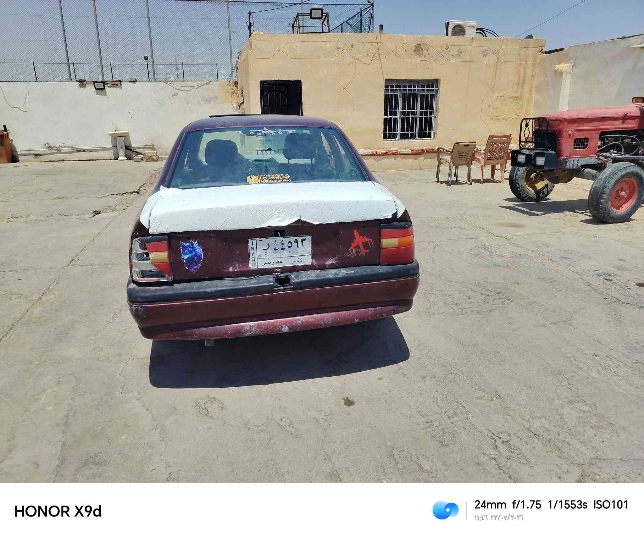 السلام عليكم للبيع أوبل فكترا موديل ١٩٩٣ رقم الانبار محرك حجم ٢٠٠٠ محور كابريتر جيد شرط التحويل السعر ١٧ ورقة للاستفسار 
***********
٠٧
