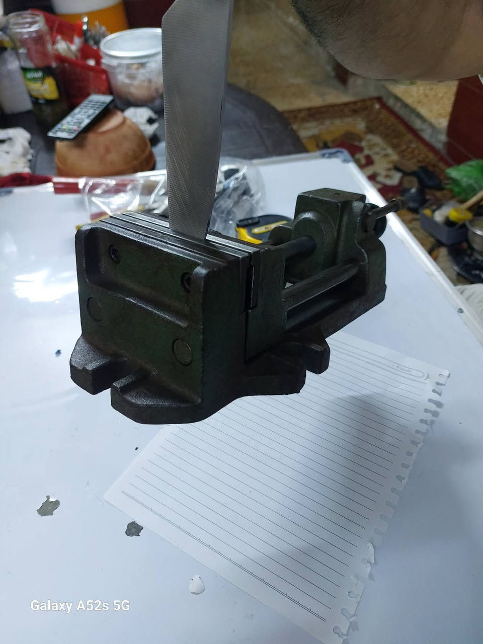 سلام عليكم اخوان منكنة حجم وسط انتاج الماني قديم نظامها سلايد وليس برغي ...حديد خالص وثقيلة الوزن رغم حجمها .نظافتها ١٠٠% تفتح صافي من الداخل ١٠سم ..طول الفج ١٠سم ...تصلح منكنة عادية او منكنة تفرز او لدريل الثابت..سعرها والتفاصيل ع الخاص والمكان بغداد...


**إذا كنت صاحب هذا الإعلان وتريد حذفه لأي سبب، رجاءا أرسل رسالة إلى الدعم الفني**