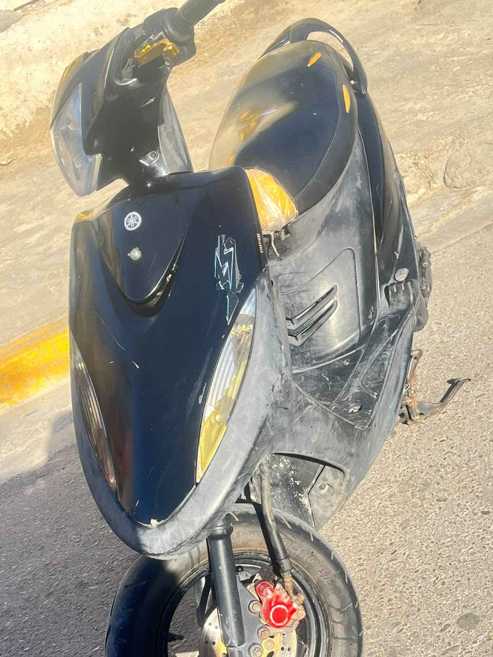 السلام عليكم دراجه للبيع بلاديه 49 كفر بلادي ختم واحد مكان بغداد حي النصر السعر 600 الرقم ***********
