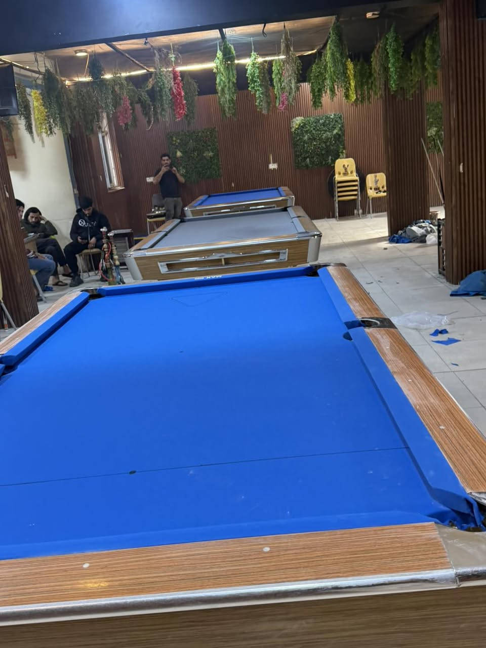 تم نجاز عمل اليوم صيانة طاولات البليارد نوع سوبر ماستر  في منطقة الكاضمية المقدسة باجود المواد ومننسا الضمان وايضاً يتوفر لدينا كافة مستلزمات البليارد  للحجز أو الاستفسار مراسله الصفحة او التصال 
***********
