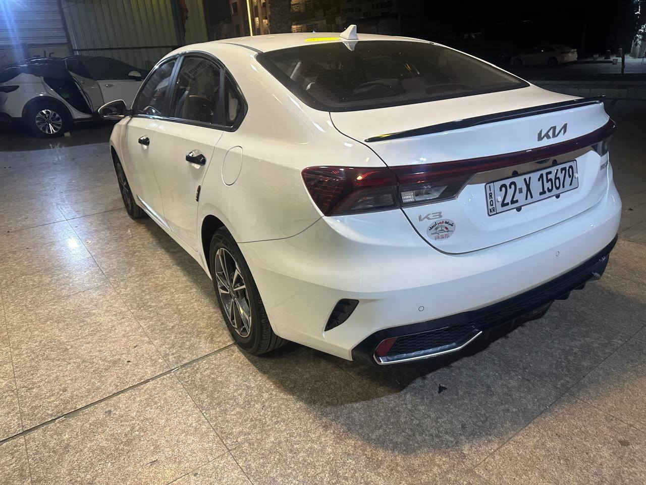 كيا K3 2024
مكفولة ماشية ١٢ الف 
فول مواصفات فتحة 
شاشة وكاميرا 
كاربلي وخرائط ويز 
حساسات امامي وخلفي 
بصمة ودخول ذكي وترحيب 
لايت و بكلايت فول ليد 
سايد بريك كهرباء 
وباقي المواصفات المعروفه 
السعر ١٤٨
بغداد شارع فلسطين 
***********
***********
