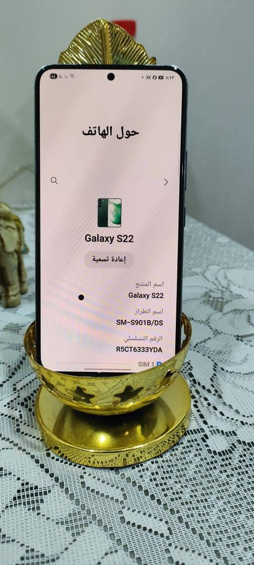 السلام عليكم
للبيع كالكسي S22 
شاشة Dynamic amoled 2xبدقه Fhd+
معالج ثماني النواة snapdragon 8 G1
ذاكرة 128 كيكا مع عشوائية 8 كيكابابت
دبل شريحة 
كاميرا خلفيه ثلاثية بدقه 50+12+10
 مع كاميرا سلفي 10 ميكا بكسل
الجهاز بي دوت بالشاشه صغير جدا موضح بالصوره 
السعر المطلوب 165 الف قفل


**إذا كنت صاحب هذا الإعلان وتريد حذفه لأي سبب، رجاءا أرسل رسالة إلى الدعم الفني**