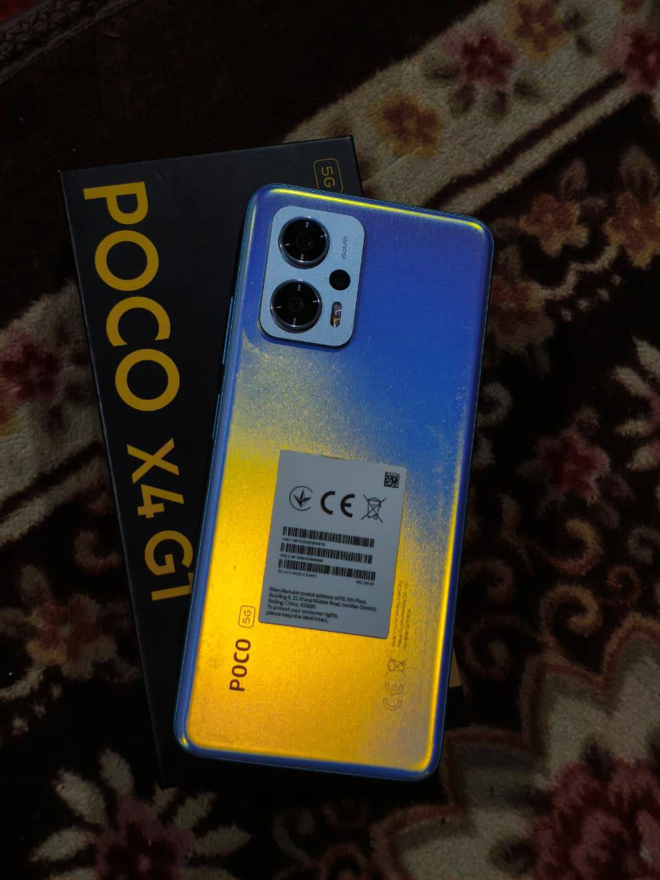 السلام عليكم
POCO X4 GT 
جهاز نضيف على ايدي مال بيت 
ببجي 90فريم حقيقي ذ256
شحن 67W
السعر 210 بي مجال للطيبين
هـ/***********
مكاني #هيچل_السلمان
