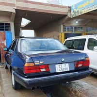 سياره بي ام موديل 94 حجم 740 مصبوغه جماليه حداديه صدر وتايرات سياره جا...