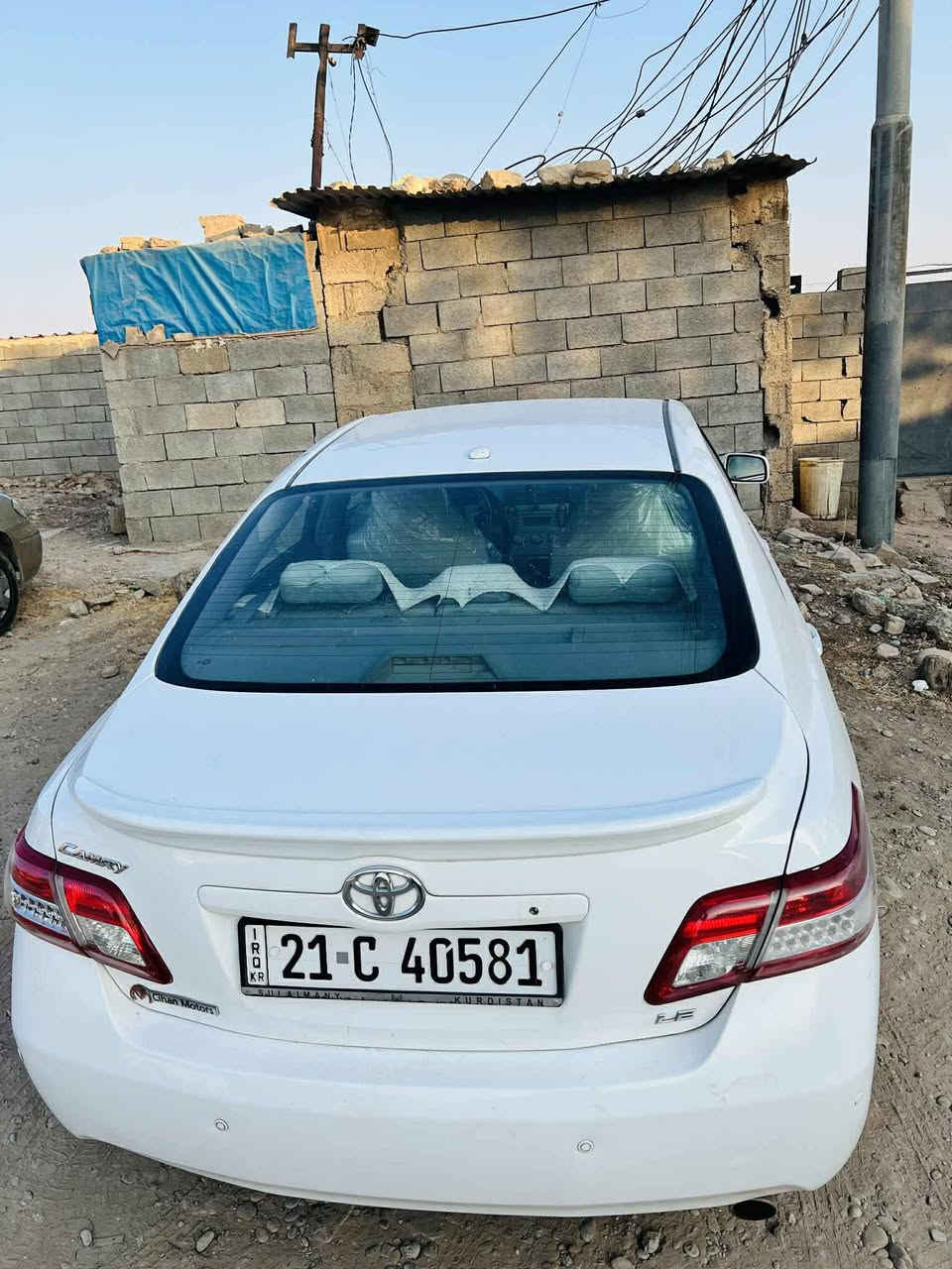 كامري  موديل 2010 LE ئه مريكي هه مو گياني  به شه رت سه نه وي تا2027 تازيه ته حويل خه رامه. به شه رت $122مه  عمه لي كه م***********

