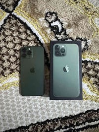 ايفون 13برو ماكس  لون زيتوني   بطاريه 84مامبدله  ذاكره 256   جهاز ماست...