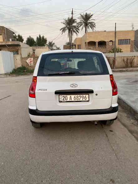 سيارة هونداي موديل٢٠٠٢ جدا نضيفة ابيض تخم تاير تبريد شغال تحويل مباشر جاهزة من كولشي السعر ٦٠ ورقة مجال بسيط ***********مكلف بالنشر
