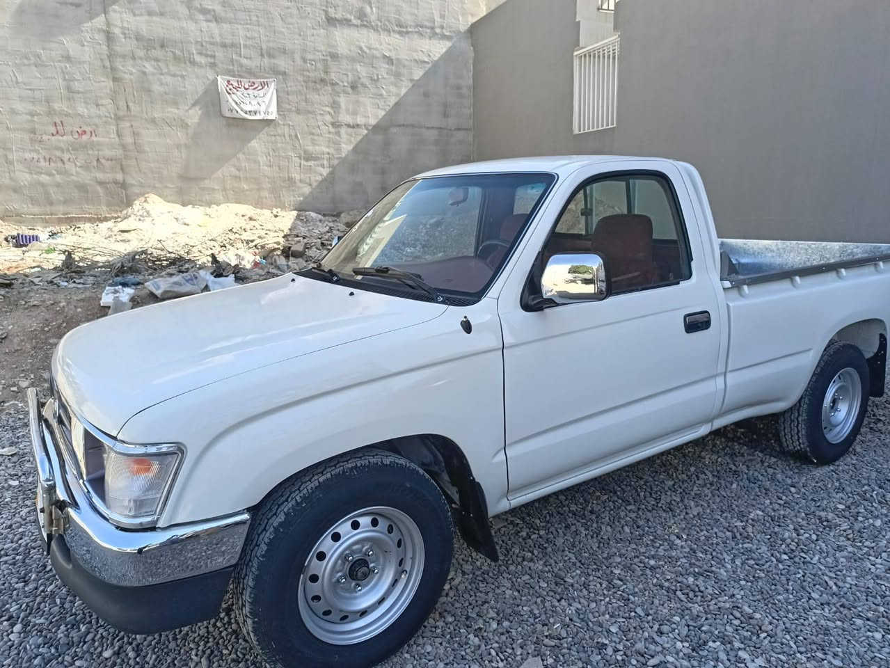 بيكب للبيع
موديل 1999
رقم صلاح الدين 
مصبوغ للجمالية فقط بدون ضرر 
تخم تاير باتري جديد 
تدفئة تبريد 
جام كهرب 
قفل مركزي 
محرك شرط 
دبل جكمجة 
داخل احمر 
خمسة جنكال 
GLX
اني مكلف بالنشر لحد يراسلني 
هذا رقم صاحب السيارة 
***********
