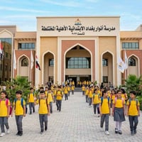 بكل الحب والفرَح، تفتح مدرسة أنوار بغداد الأهلية أبوابها لتستقبل عصافي...