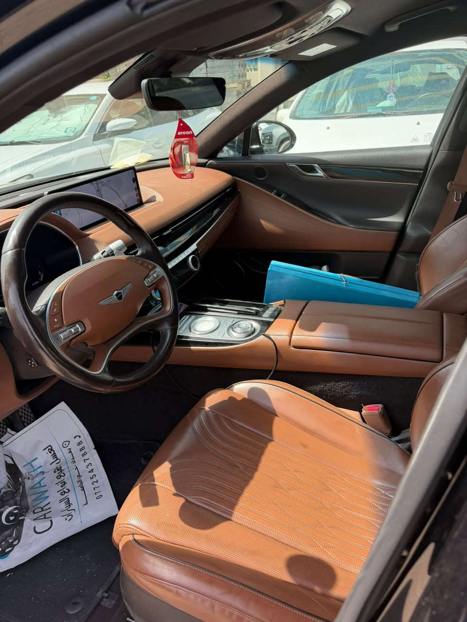 الـسـلام عـلـيكم
جنسس g80 للبيع2021 (سيارة أربعة سلندر 2500 تيربو)
الـمـواصـفـات
1_ داتـا شو
2_اوتـو بارك 
3_مقاعد جلد(تدفئة وتبريد جميع المقاعد) 
4_ مقاعد كهرباء 12 حركة 
5_فول تحكمات ستيرن
6_شفتات ستيرن 
7_ داخـل قرميدي المرغوب
8_ تحديد مسار 
9_كروس سرعة 
10_ رادار امامي وخلفي وجانبي 
11_ كامرات 360 درجة 
12_ نظام النقطة العمياء 
13_ شاشة وسطية 14.5 انچ
14_ تشغيل عن بعد 
15_ تقديم والسيارة وترجيعها بالبصمة
16_ اربع وضعيات قيادة CUSTOM.SPORT.COMFORT.ECO
17_ سيارة تو ويل ( اكسل) 
18_كير 8 نمر 
19_ بردات خلفية بلادي 
20_انارة ترحيب عند دخول السيارة 
21_عدادات رقمية ديچتال
22_ كـيـر مـاوس
سيارة رقم أربيل تحويل ثاني يوم مكان السيارة بغداد 
السيارة فول للأخير عدة الفتحة ومعروفة مواصفات الجنسس g80 
تخم تايرات جديد وفلنجات ودسكات تبديل جديد
السيارة عليها عازل حراري وتضليل متحرك 
ملاحـظـة: السيارة كلين مكفوله من اي ضربة فقط أثناء التحميل انحك الجاملغ الأمامي الأيسر وصار بي كلير ع كد اربع أصابع احسبه قطعة السعر (260) 
***********
