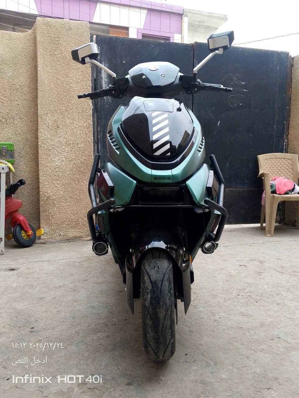 السلام عليكم دراجة شحن بطارية ليثيوم بعدهه جديدة استخدام شهر للبيع سعرهة مليون 150 مكاني بغداد الغزالية رقمي ‏‪***********‬‏ أو واتس اب ***********
