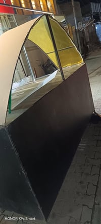 ميز حديد • طاولة حديد • ميز بوري مربع • ميز حديد مترين ونصف • طاولة مع...