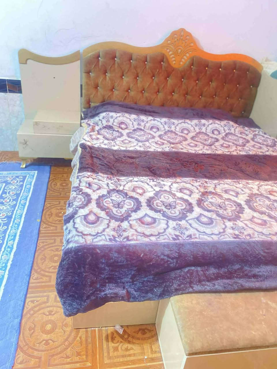 سلام عليكم

غرفه نوم تركيه للبيع مستخدمه بيه ضرر بسيط 

سعر 450الف وبيه مجال ***********
