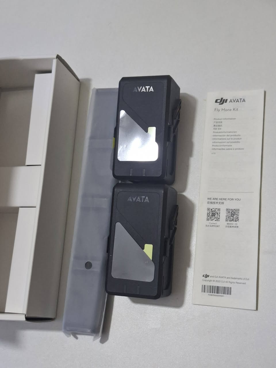 السلام عليكم ، للبيع بكج بطاريات درون دجي افاتا الأصلية DJI Avata Fly More Kit جديدات بالكارتون غير مستخدمات نهائياً، البكج كامل بيه بطاريتين وهاب شحن، الموقع بغداد والسعر 215 وبيها مجال بسيط للشراي، للتواصل خاص أو واتساب ***********
