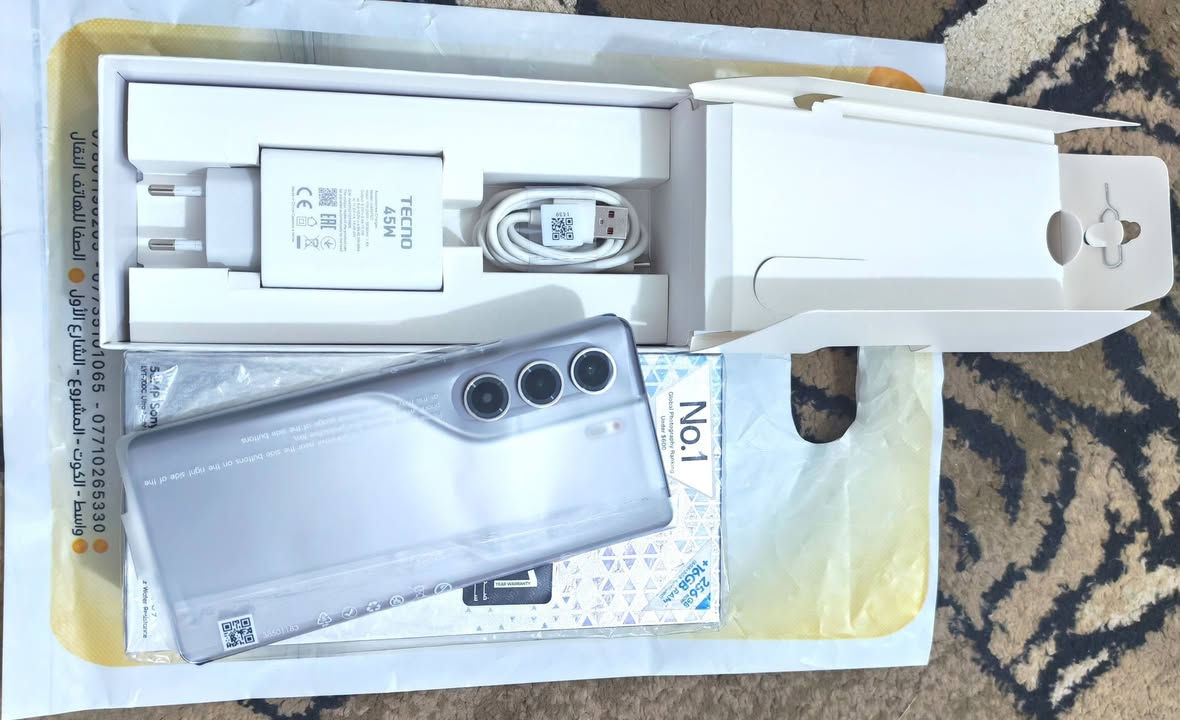 TECNO CAMON 40 Pro 5G🌹ذاكره 256 رام 8
موبايل مستخدم 4ايام فقط احتاجيت واريد ابيعه بسرع وقت نضافه مليون من مليون شخط مابي بعده بجيسه 
وبعده ع لزكه لشركه ولايلون بعده بل كارتون فول ناضفه
اخذته جديد ب320 قبل 4ايام ورايده ب290 قفل قفل 
سبب لبيع محتاج عنواني كوت الانوار 🌹


**إذا كنت صاحب هذا الإعلان وتريد حذفه لأي سبب، رجاءا أرسل رسالة إلى الدعم الفني**