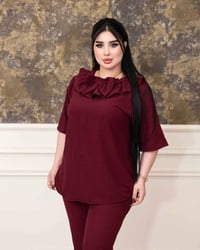 سوت نسائي • خامة كريشة • مقاس L-XL-2XL