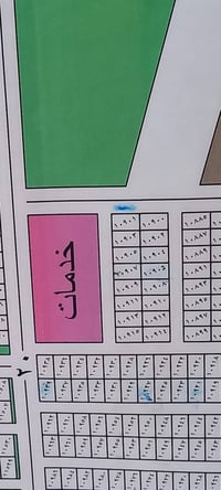 نصف قطعة أرض منطقة الصابيات ركن الركن المساحة125 على اليمين شارع20 متر...