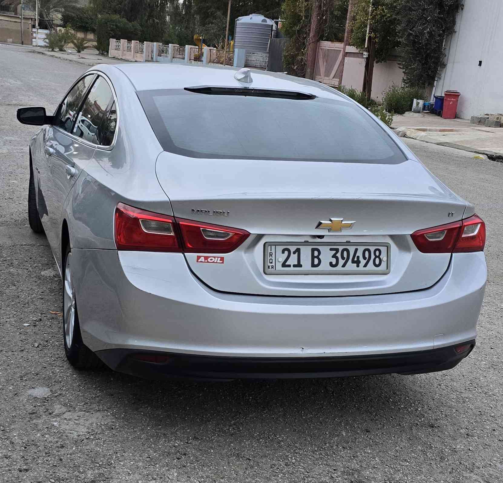 السلام عليكم ملاحظه سياره استخدام شخصي 
شوفرليت ماليبو كلين تايتل كفاله
مكفوله من الضربه والتبديل والصبغ والغرق
ايرباك سليم بجم كبس 
موديل 2018
 ماشية ٦٨ ميل
 رقم سليمانيه 
مواصفات lt
بصمة تشغيل عن بعد ليد كرسي كهرباء مثبت تبريد قطعتين
للبيع السعر 108بي مجال بسيط للشراي عنوان كركوك حي واسطي  شراي خابر رقم نتفاهم مو شراي اعبر منشور رقم الهاتف *********** كركوك, العراق
