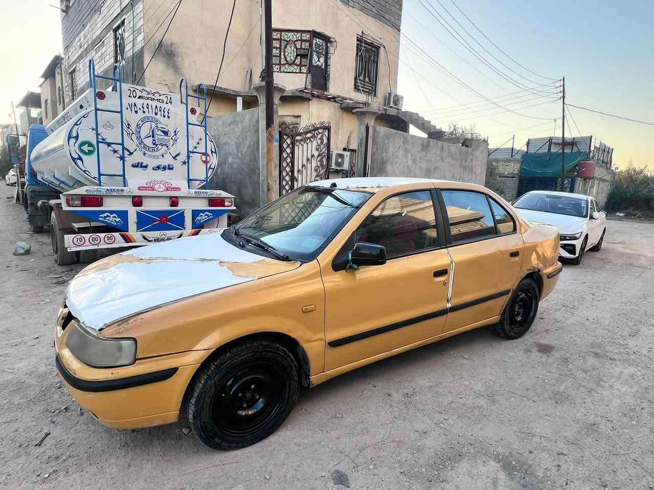 السلام عليكم سمند موديل 11 مكينه كير مكفوله تبريد شغال بس نقص غاز  راعيها موجود مصفره هيئه وغرامات عنواني البصره كرمة علي تواصل واتساب او اتصال ع خط غير متوفر ع فيس رقم هاتف *********** البصرة, العراق
