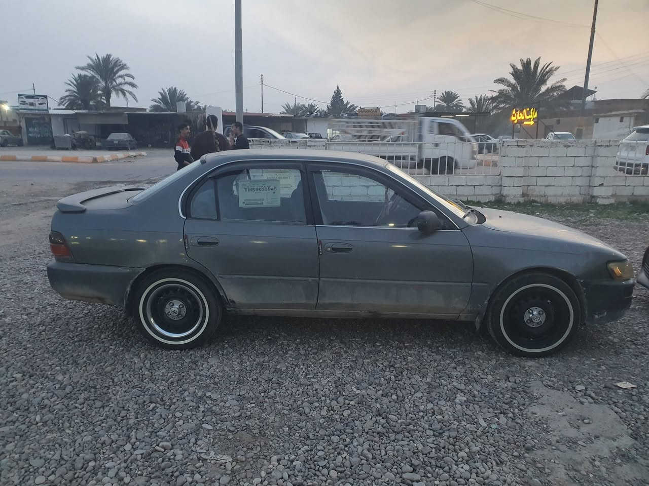 السلام عليكم
كورلا موديل 1996 
سياره بلادية 
بدون ظربه (مصبوغه جمالية شرط الفحص)
كير محرك شرط
رقم دهوك دولي مميز
سنوية لغاية 2030
كهربائيات كلها شغال كلوب طافي مابيها
شاشه +كامره + لايت زنون
سياره ربع ما تصرف عليها وكلها بلادي 
شرط التحويل وماعليها اي غرامه
ترايك للسعودية 
مكان السياره تكريت / العلم
السعر 65
للاستفسار اتصل ***********
