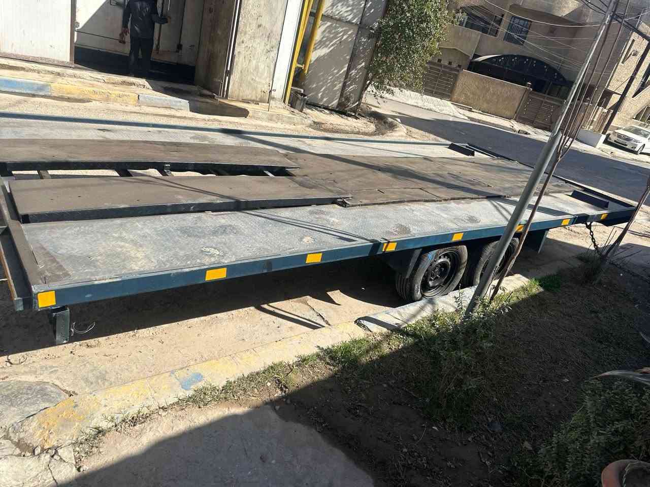 سلام عليكم للبيع عربانه 
صطحيه مال سياره او ترهم لباقي الشغلات 
طوله 5 مترات  والعرض 2متر 
سعره 29ورقه 
***********
