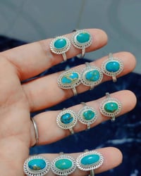 خواتم فضة • حجر نيشابور • أصلي