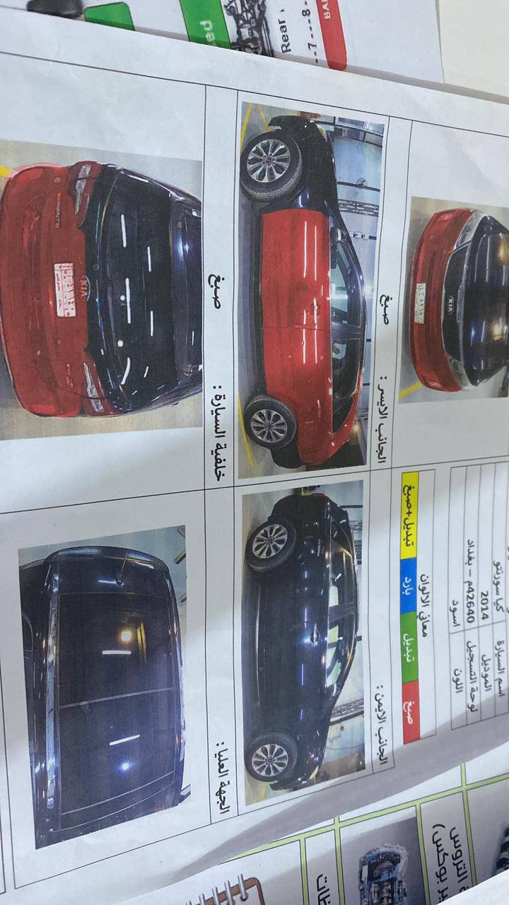 سلام عليكم سورنتو امريكي موديل 14سونار موجود بل منشور سياره فول 1/1  سعر 150. وبيه مجال بغداد الجديده رقمي ***********
