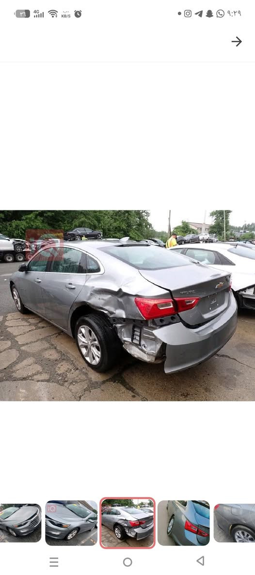 ماليبو ltستاندر 
معروفه مواصفاته فول ما عده الفتحه 
كشن كهربائي
نقط عمياء 
تدفئه تبريد فول 
تدفئه كشنات
كشن كهربائي 
ملاحظه معوقين كربلاء
الحادث موضح فقط جاملغ خلفي 
السعر 135 ولحد يكلي هواي اكو ضربه قويه ارخص 
اراوس حسب القناعه مكاني بصره 
لاستفسار ***********
