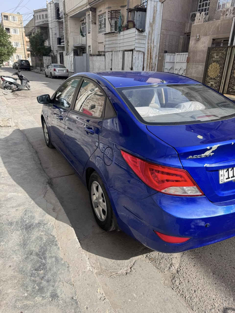 اكسنت 2015 خليجي
محرك 1400 

ماشيه 100 الف 

قطعتين كلير 

تحكم ستيرن جام كهرباء لايت لد 
مسند بلادي 

السعر 99 
مكاني بغداد الكرخ

***********
