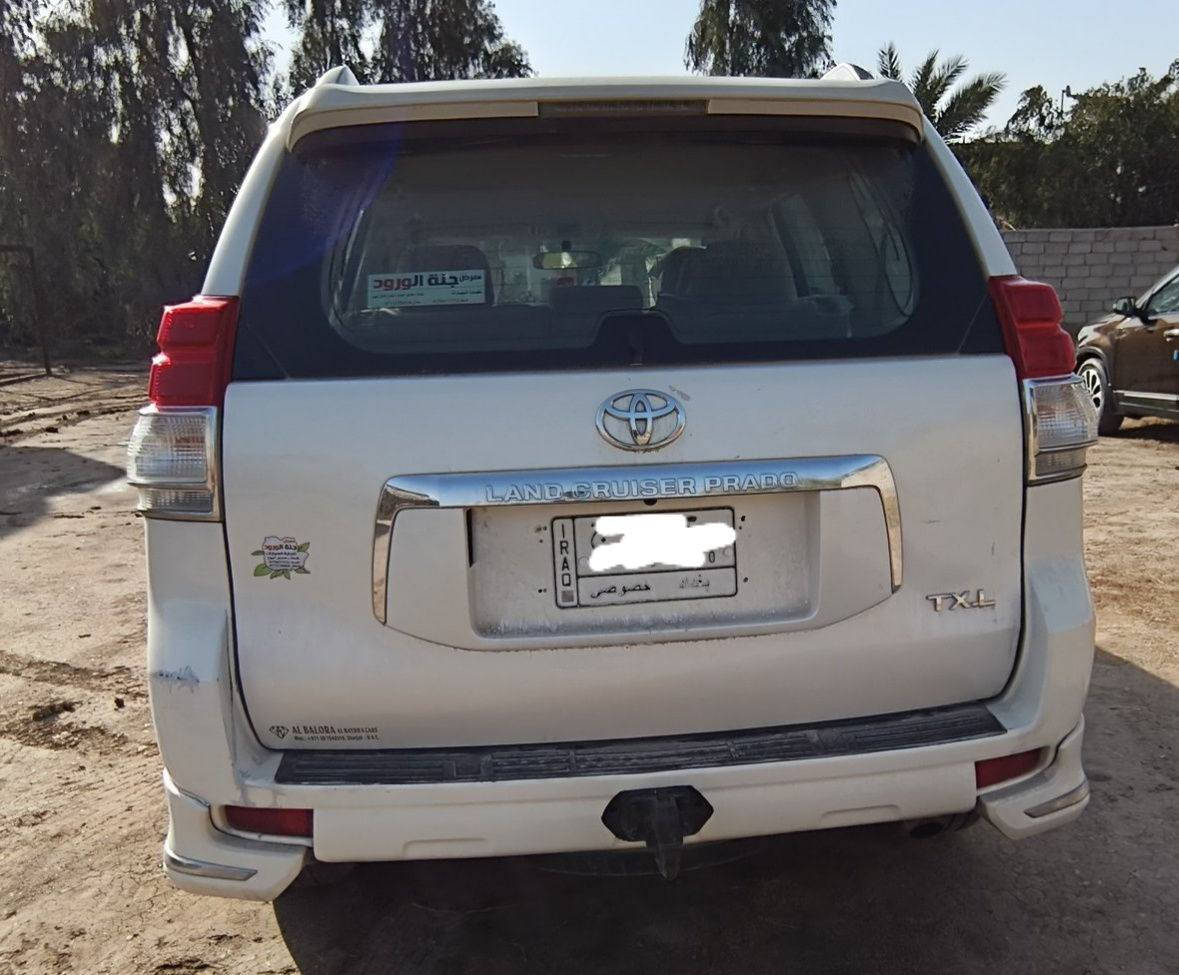 السلام عليكم. 

برادو موديل 2010

7 راكب  

تخم تاير جديد 

3 قطع تبريد 

فور ويل 

4 سلندر 

إشارات ترحيب بالمري 

رقم بغداد 

السياره استخدام شخصي 

العنوان كربلاء 

رقم التواصل ***********
