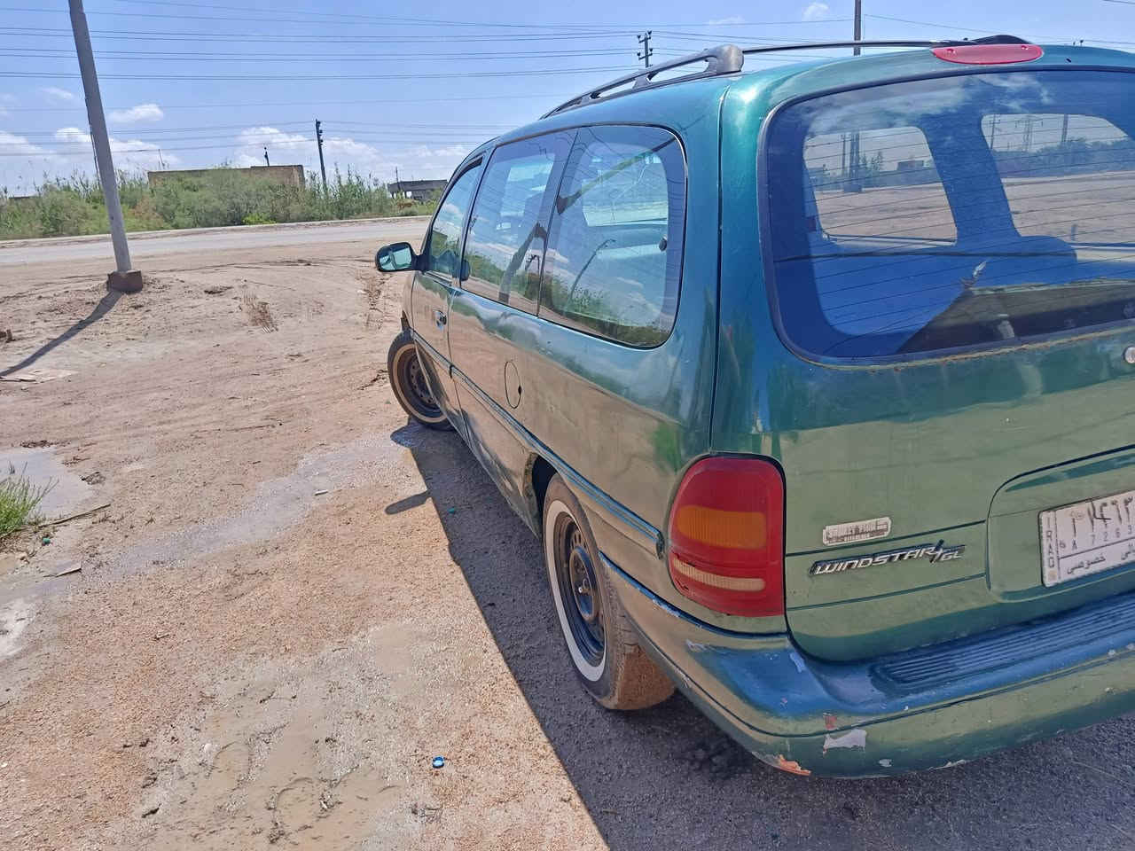 فورد وندستار موديل 1995 7راكب محرك كامري ابو الجف  لا تنقيص لا تبخير السعر المطلوب 20وبيها مجال الطيبين  المكان.. بصرة قضاء الشهيد عز الدين سليم  *********** ابو فاطمة
