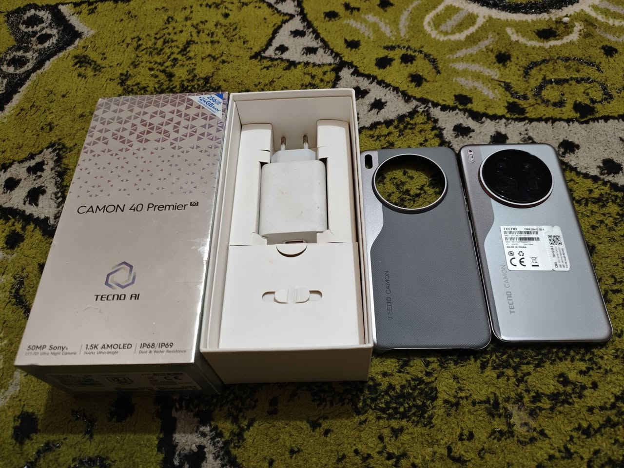 تكنو كامون 40 پريمير
كامل الملحقات
الذاكرة 256
الرام 12
الشاشة أمولد
يدعم الشحن السريع بقوة 70 واط
للبيع بـ 400
أو للمراوس
مكاني بغداد

رقم الهاتف
***********
