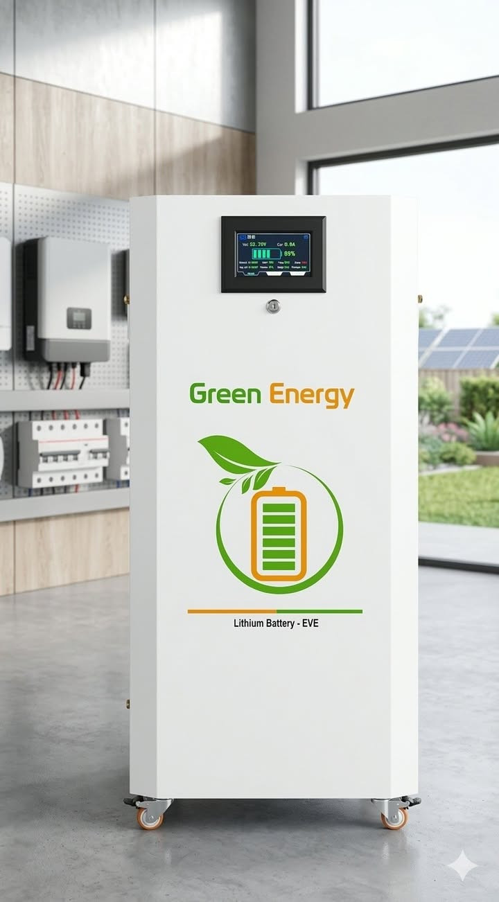 وداعاً لقطع الكهرباء.. استثمر في طاقة المستقبل! ⚡️
وصلت الآن أقوى حلول التخزين من Green Energy: بطاريات الليثيوم المتطورة بسعات تناسب منزلك أو مشروعك. طاقة نظيفة، مستدامة، وبأعلى كفاءة! 🔋✨
🌟 المواصفات المتاحة:
1️⃣ بطارية الليثيوم 15KWh (العملاق):
السعة: تمنحك استمرارية تشغيل طويلة جداً للأحمال العالية.
الخلايا: مزودة بخلايا EVE العالمية المعروفة بجودتها.
الشاشة: شاشة LCD ذكية لمراقبة الجهد، الشحن، ودرجة الحرارة لحظة بلحظة.
التصميم: هيكل عمودي متين مع عجلات لسهولة التحريك.
2️⃣ بطارية الليثيوم 8KWh (280Ah):
الأداء: توازن مثالي بين الحجم والقوة للاستخدام المنزلي.
العمر الافتراضي: آلاف دورات الشحن (تخدمك لسنوات طويلة).
الحماية: نظام BMS ذكي مدمج لحماية البطارية من التماس أو الشحن الزائد.
💎 لماذا تختار بطاريات Green Energy؟
✅ توفير المساحة: تصميم عصري وأنيق.
✅ أمان عالٍ: تقنية الليثيوم (LiFePO4) الأكثر أماناً ضد الحريق.
✅ شحن سريع: تدعم الشحن السريع من الألواح الشمسية أو الشبكة.
✅ ضمان الجودة: خلايا أصلية تضمن لك ثبات الأداء


**إذا كنت صاحب هذا الإعلان وتريد حذفه لأي سبب، رجاءا أرسل رسالة إلى الدعم الفني**
