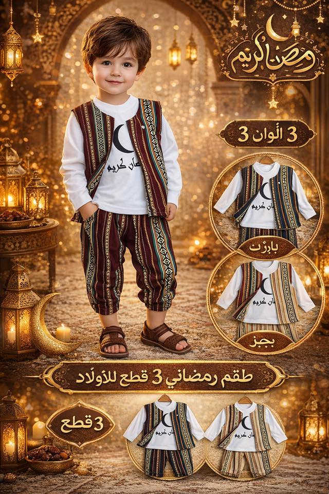 #طقم_ولادي_3قطع 😍😍
✔️بنطلون وبلوزة وفزت
✔️من سنتين ل ٥سنوات
💸السعر ❤️‍🔥🔥

📩 للطلب والاستفسار عالخاص


**إذا كنت صاحب هذا الإعلان وتريد حذفه لأي سبب، رجاءا أرسل رسالة إلى الدعم الفني**