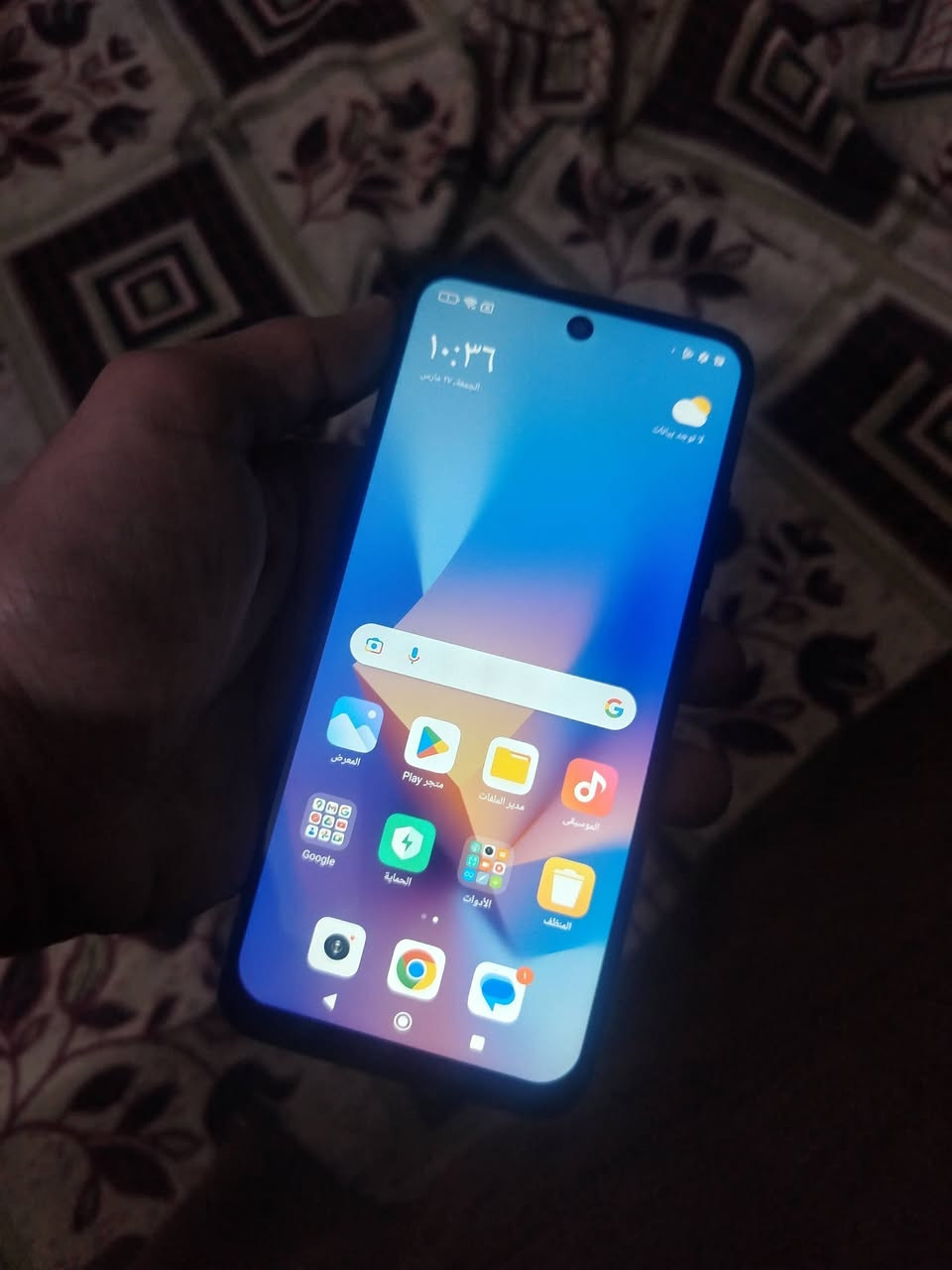 للبيع ريدمي نوت 10 5G
ذاكرة 128
الجهاز اي خلل ما بية
بس الكامرة الامامية مغوشة
غير هاي ما بية اي شي
السعر 80 الف
مكاني بغداد مدينة الصدر
توصيل ماعندي


**إذا كنت صاحب هذا الإعلان وتريد حذفه لأي سبب، رجاءا أرسل رسالة إلى الدعم الفني**
