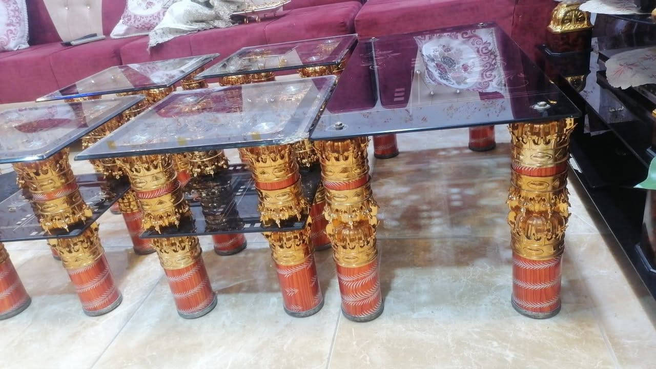 سلام عليكم ورحمه الله ❤️ 

للبيع ميز بلازما جديددد جدا جدا مابي اي ضرر 

طبلات 4 صغير 
طبله جبير 1 
بيهم ضرر قليل 

نضيفات ولله شاهد 

السعر 150 وليهم مجال 
العنوان بصره ابو الخصيب حمدان 
***********
