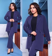 طقم سترة وبنطلون • قماش جورجيت • ٥٠-٦٠ قطعة