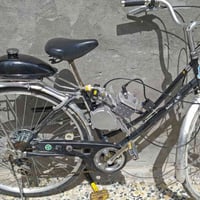 بايسكل محرك 80 سي سي الله شاهد شد كارتون نضافه 100%البايسكل باله يابان...