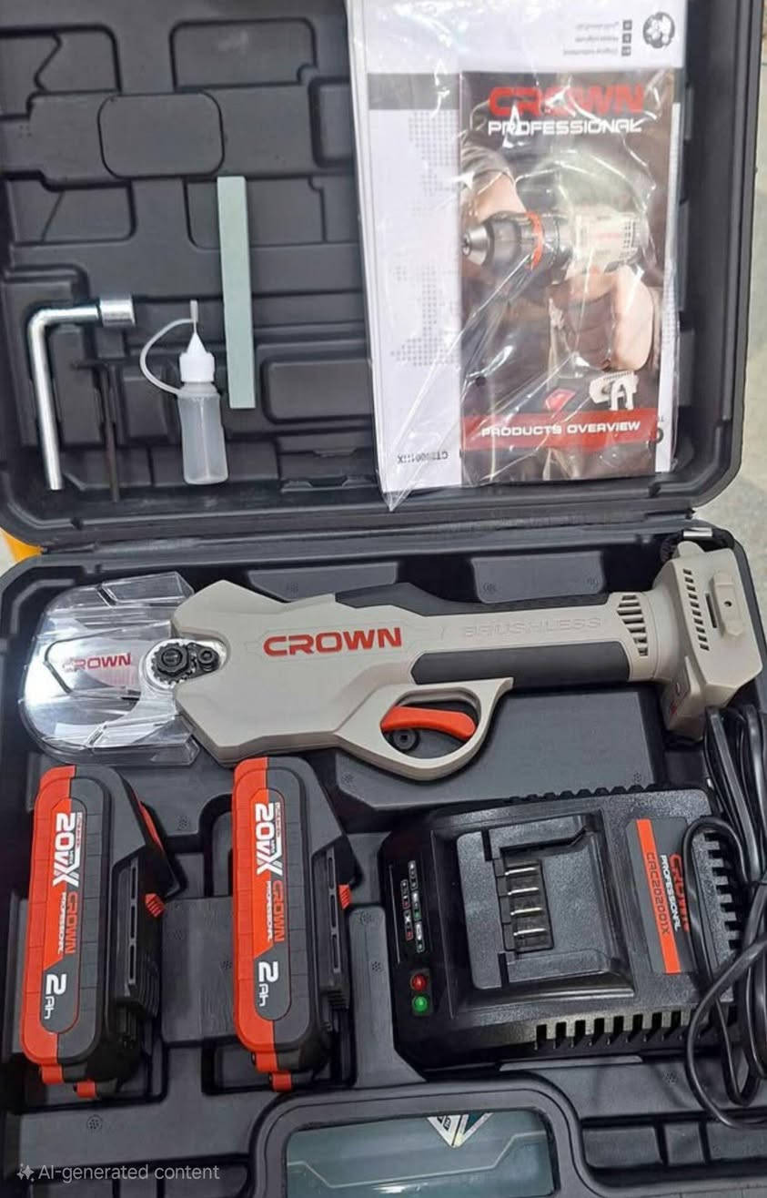 Ct29001hx Sécateur électrique rechargeable crown double batteries 20v brushless الجزائر, سيدي امحمد


**إذا كنت صاحب هذا الإعلان وتريد حذفه لأي سبب، رجاءا أرسل رسالة إلى الدعم الفني**
